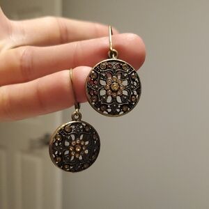 Lia Sophia Cut Crystal Earrings